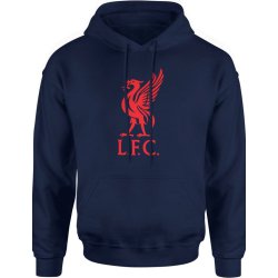  Bluza męska z kapturem Liverpool F.C. piłkarska granatowa