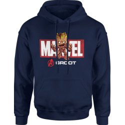  Bluza męska z kapturem Marvel Groot granatowa