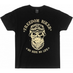  Koszulka czarna męska Freedom Biker- Choppers Division