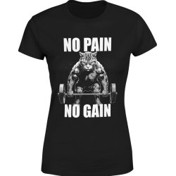  Koszulka damska Na siłownie No Pain No Gain