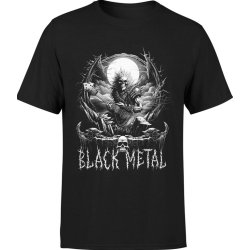  Koszulka męska Black Metal metalowa
