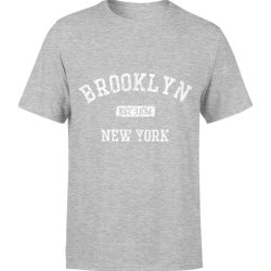  Koszulka męska Brooklyn New York NY szara