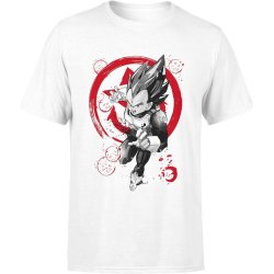  Koszulka męska Dragon Ball Vegeta biała