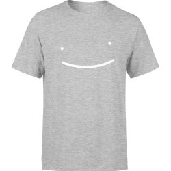 Koszulka męska Dream SMP Minecraft uśmiech szara