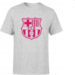  Koszulka męska FC BARCELONA piłka nożna szara
