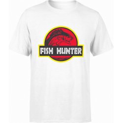 Koszulka męska Fish Hunter Wędkarska Wędkarz biała