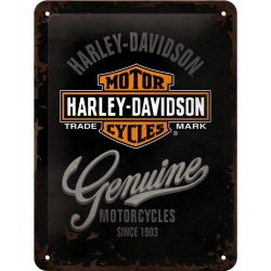  Metalowy Plakat 15 x 20cm Harley Davidson