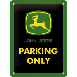  Metalowy Plakat 15 x 20cm John Deere Parking