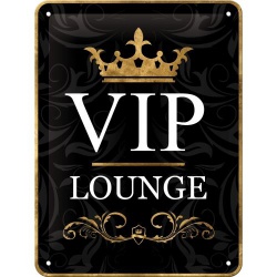  Metalowy Plakat 15 x 20cm VIP Lounge