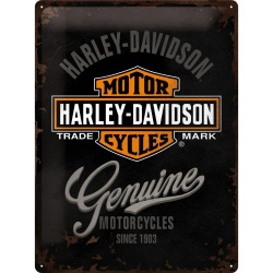  Metalowy Plakat 30 x 40cm Harley-Davidson Genuine