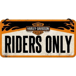  Metalowy Plakat Zawieszka 10 x 20cm Harley-Davidson