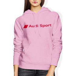  Bluza damska z kapturem Audi sport Motoryzacja S-line RS różowa