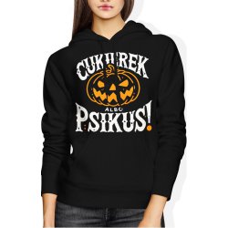  Bluza damska z kapturem Cukierek albo psikus Halloween