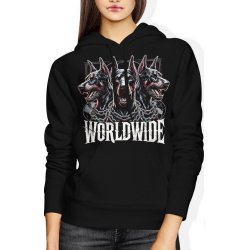  Bluza damska z kapturem Doberman Cerber Worldwide