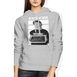  Bluza damska z kapturem Eminem Slim Shady szara 