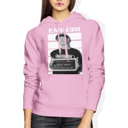  Bluza damska z kapturem Eminem Slim Shady różowa