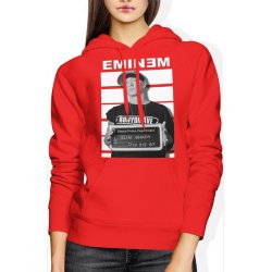  Bluza damska z kapturem Eminem Slim Shady czerwona