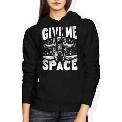  Bluza damska z kapturem Give me space kosmos astronauta