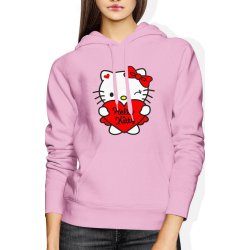  Bluza damska z kapturem Hello kitty różowa