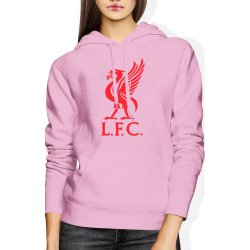  Bluza damska z kapturem Liverpool F.C. piłkarska różowa