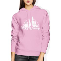  Bluza damska z kapturem Malt whisky Disney różowa