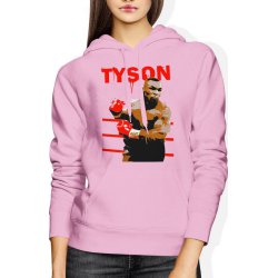  Bluza damska z kapturem Mike Tyson Boks Walka różowa