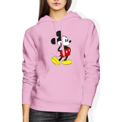  Bluza damska z kapturem Myszka Miki Disney różowa