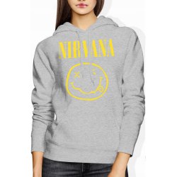  Bluza damska z kapturem Nirvana szara 