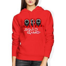  Bluza damska z kapturem Squid Game Netflix serial 2 czerwona