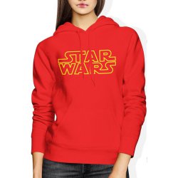  Bluza damska z kapturem Star Wars czerwona