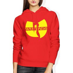  Bluza damska z kapturem Wu-Tang Clan hip hop rap czerwona