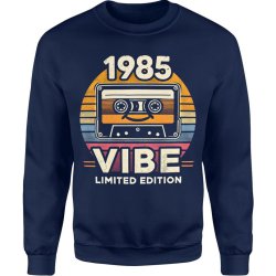  Bluza męska 1985 vibe limited edition 40 lat urodziny granatowa