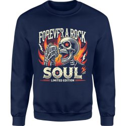  Bluza męska Forever a rock soul metal metalowa granatowa 