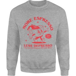  Bluza męska More Espresso Less Depresso Kawa szara