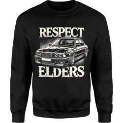  Bluza męska Respect Elders vintage z zabytkowym samochodem