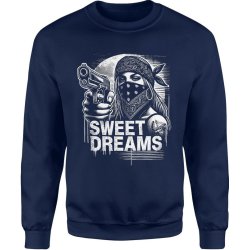  Bluza męska Sweet Dreams Gangsterska streetwear granatowa 