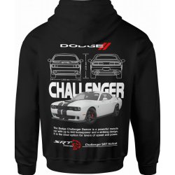  Bluza męska z kapturem Dodge Challenger