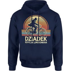  Bluza męska z kapturem Dziadek edycja limitowana granatowa