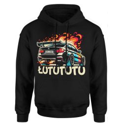  Bluza męska z kapturem Łutututu Auto z samochodem