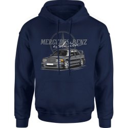  Bluza męska z kapturem Mercedes Benz Evolution granatowa
