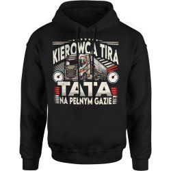  Bluza męska z kapturem Tata kierowca tira dla kierowcy