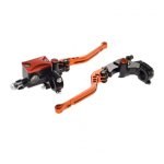 Dźwignie hamulca i sprzęgła uniwersalna pomarańczowe