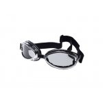 Gogle classic - czarne z chromem