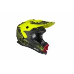 Kask JUST1 J32 KIDS VERTIGO grey-red-fluo yellow
