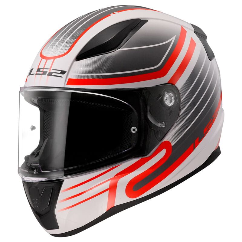 Kask LS2 FF353 Rapid II Grid White Red