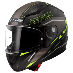  Kask LS2 FF353 Rapid II Rokku Matt Black H-V Yellow