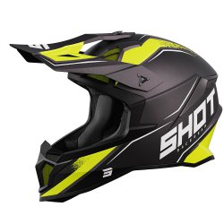  Kask Shot Moto Prism Black Neon Yellow