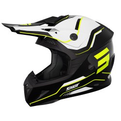  Kask Shot Pulse X-trem Black Neon Yellow