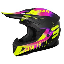  Kask Shot Pulse X-trem Pink Neon