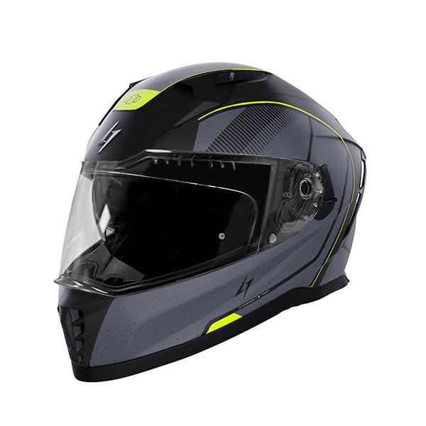 Kask Stormer Blaster Tron Neon Yellow